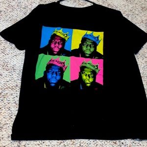 BLACK BIGGIE SMALLS TSHIRT